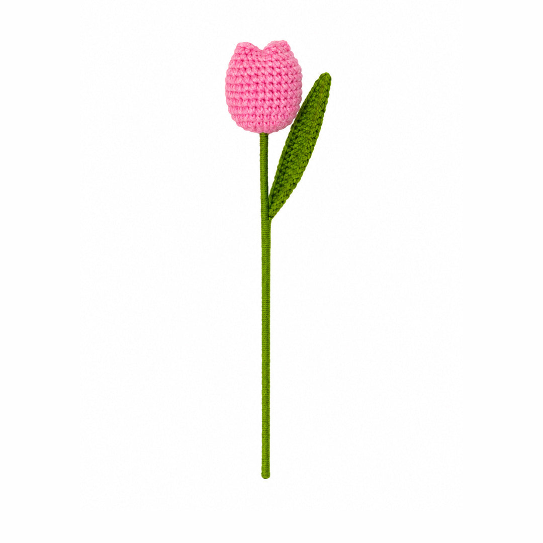 Crochet Tulip Flower - Pink