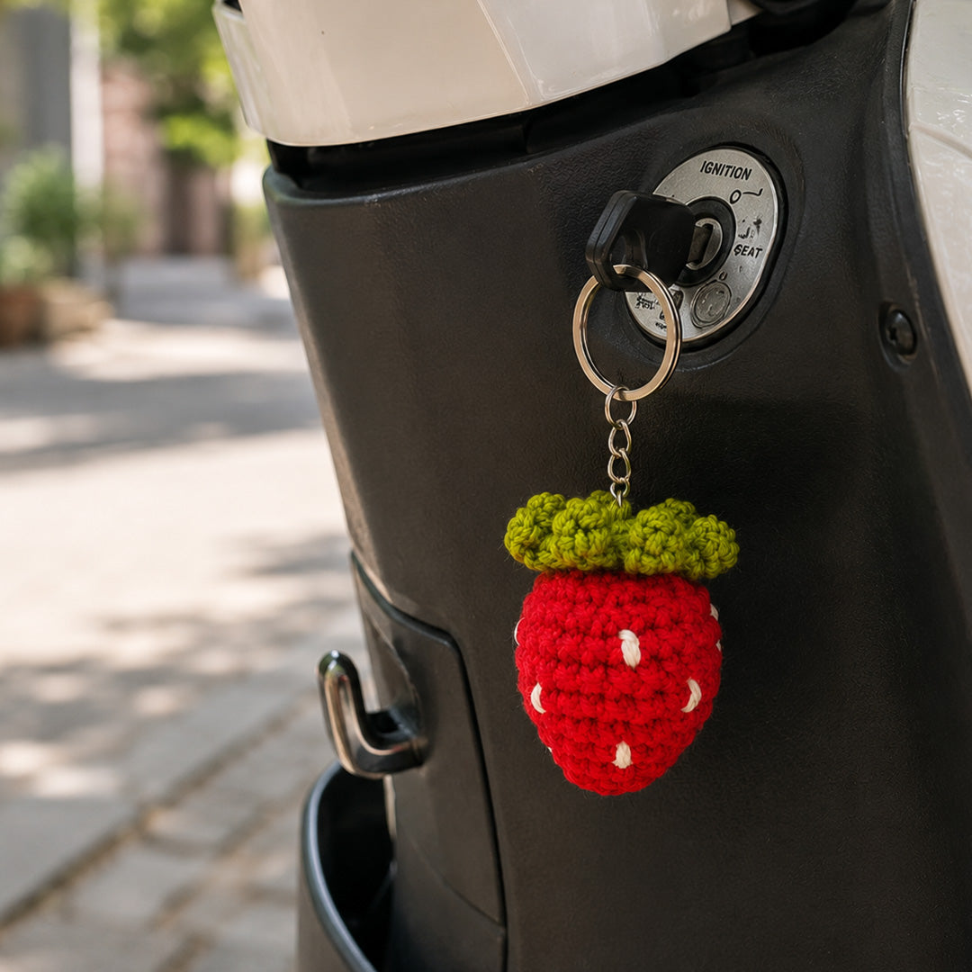 Strawberry keychain