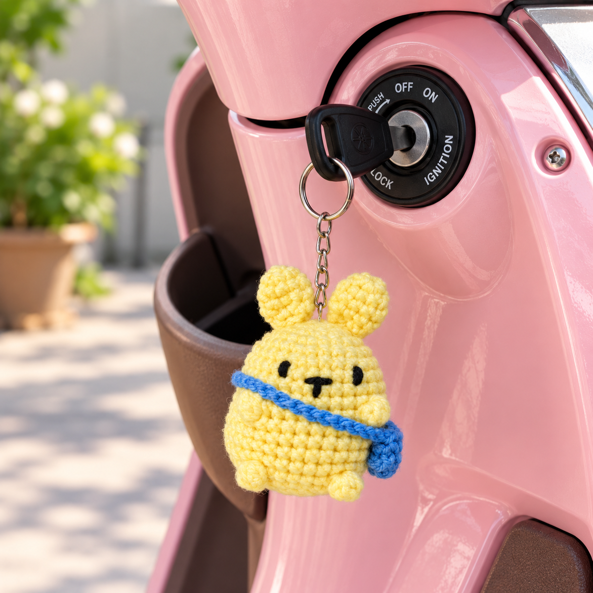 Bunny with crossbody bag