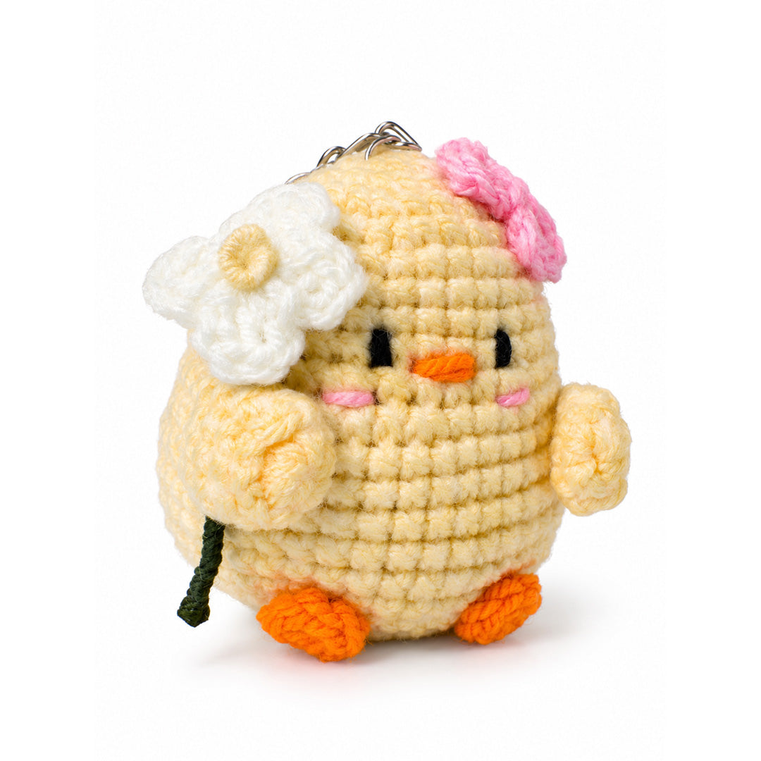 chibi chick with flower
