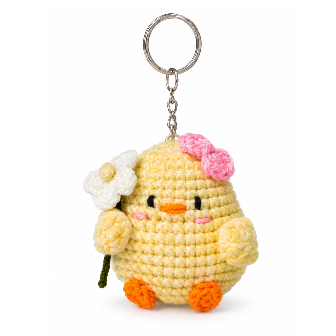 chibi chick with flower