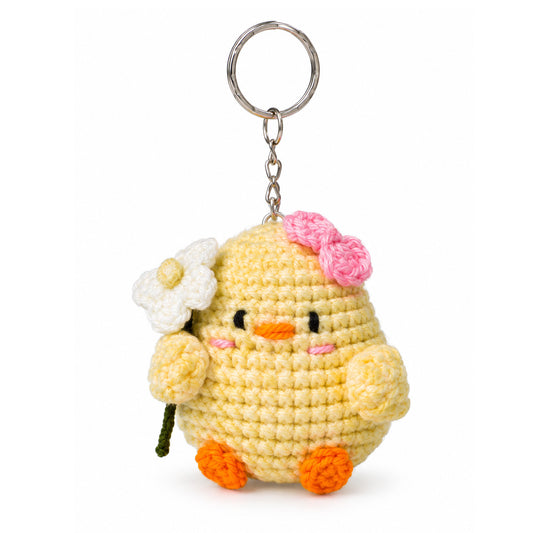 chibi chick with flower