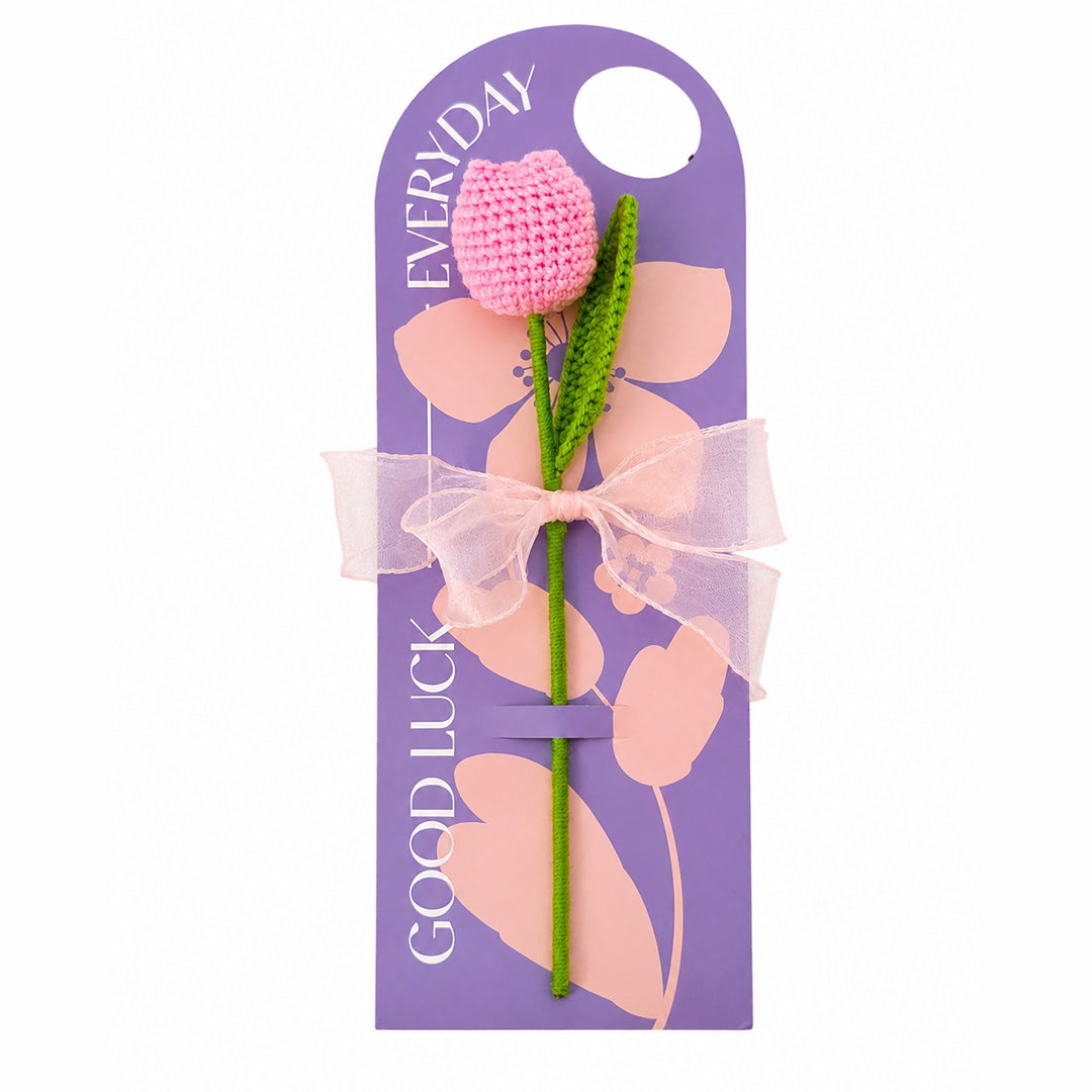 Crochet Tulip Flower - Pink