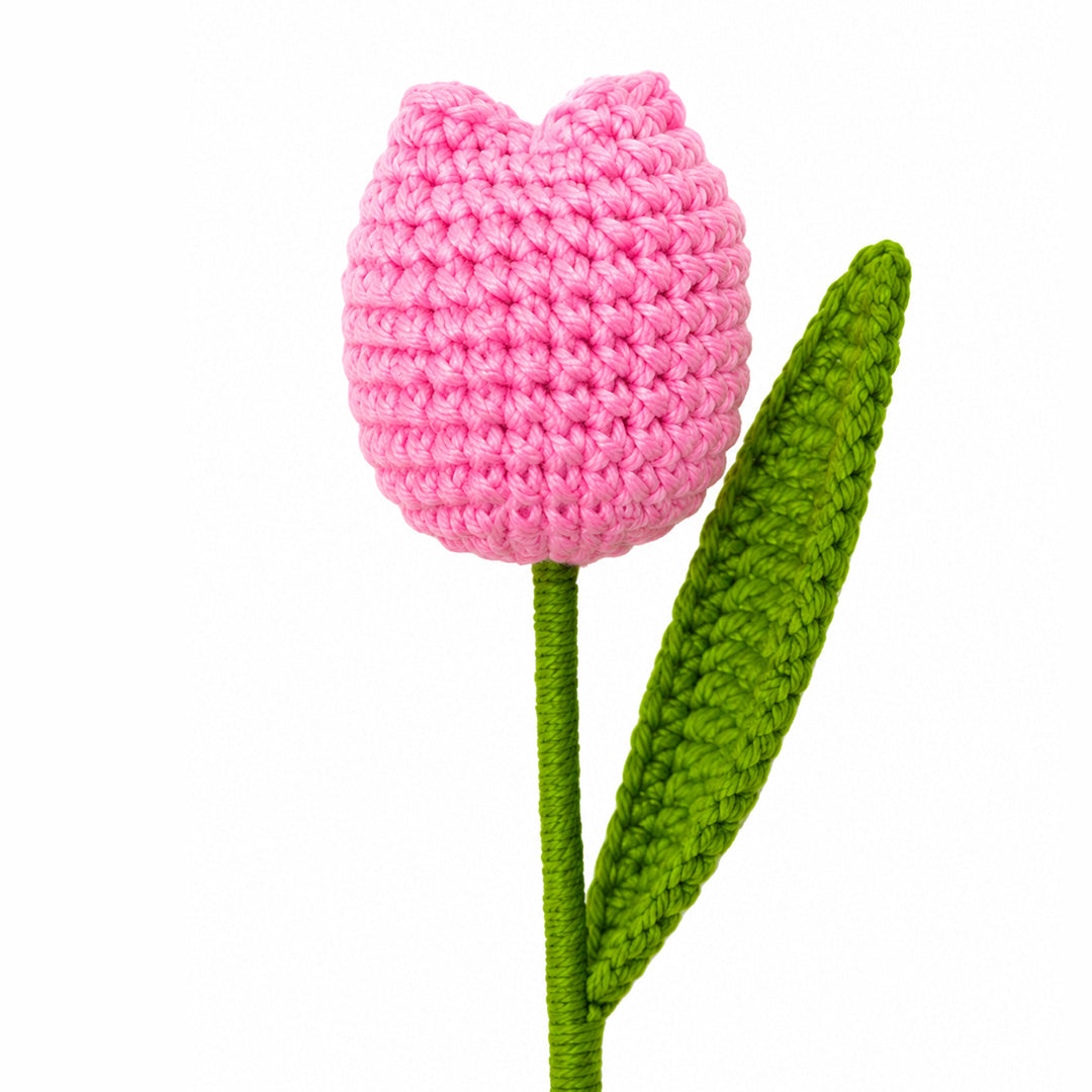 Crochet Tulip Flower - Pink