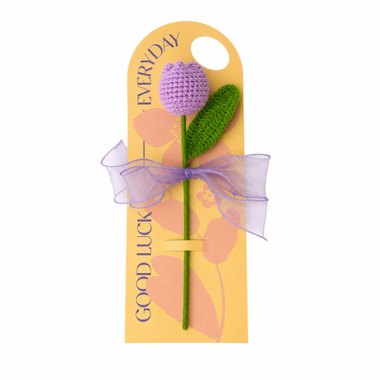 Crochet Tulip Flower - Lilac