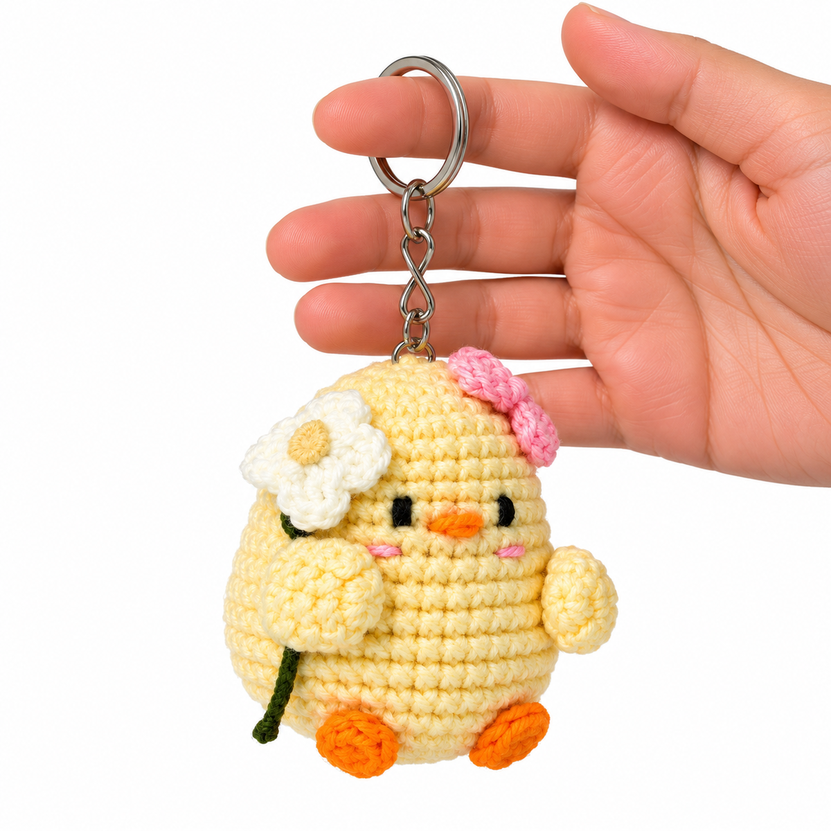 chibi chick with flower