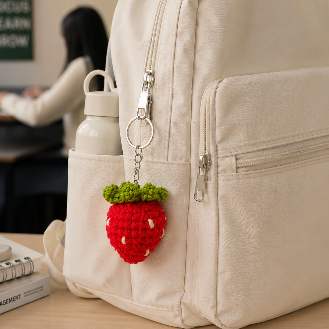 Strawberry keychain